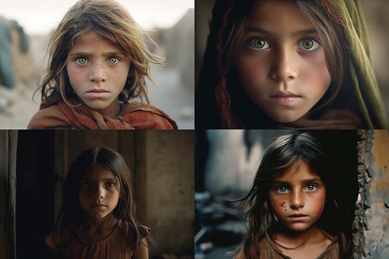 A girl documentary footage