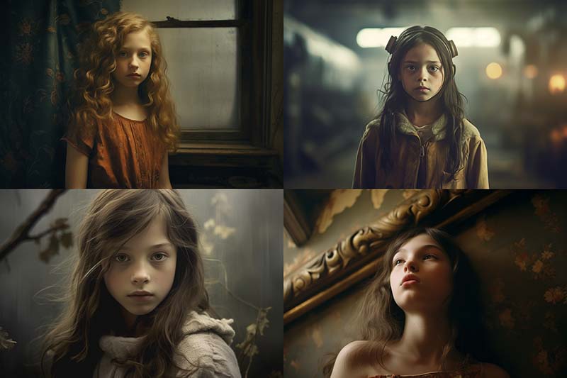 A girl photograph