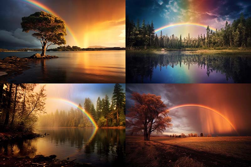 beautiful rainbow